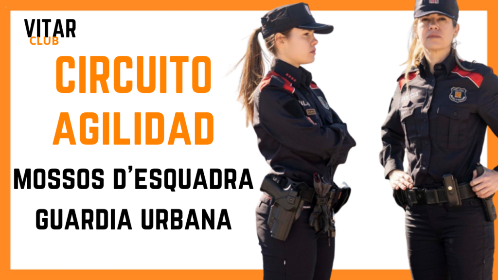 circuito de agilidad guardia urbana mossos desquadra